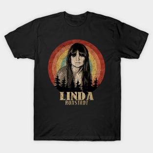 Retro Sunset Linda Ronstadt T-Shirt